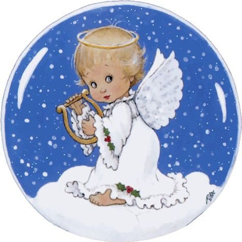 Открытки с днём снежных ангелов