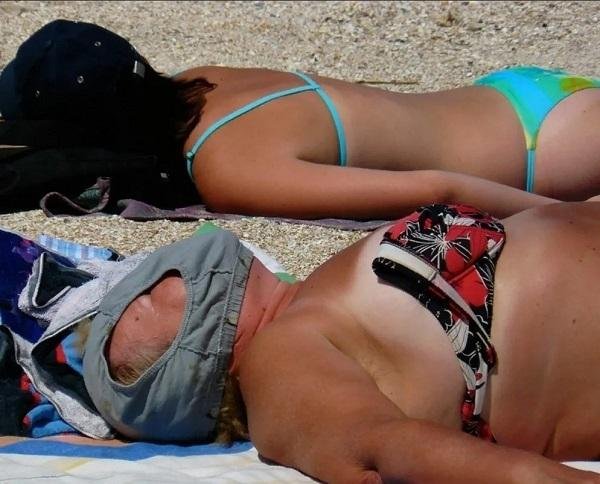 Курьезные моменты на пляже