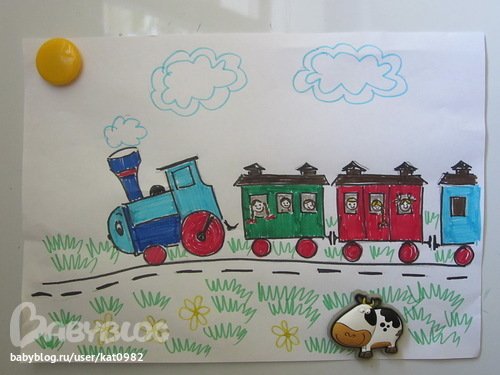 Картинки детская железная дорога нарисованные окружающий мир (67 фото)