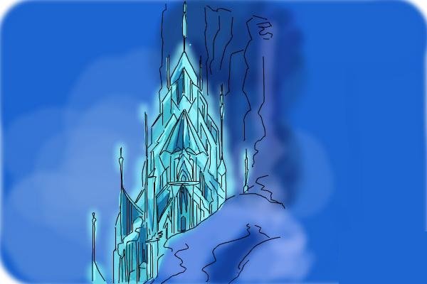 Замок снежной королевы из мультика