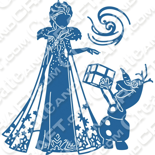 Вытынанка Холодное сердце