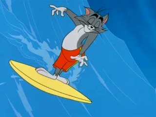 Том и Джерри на серфе