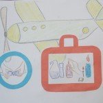 Плакат правил безопасности в самолете