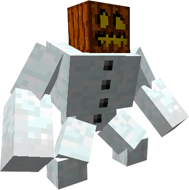 Minecraft снежный голем