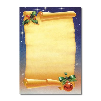 Новогодний пергамент