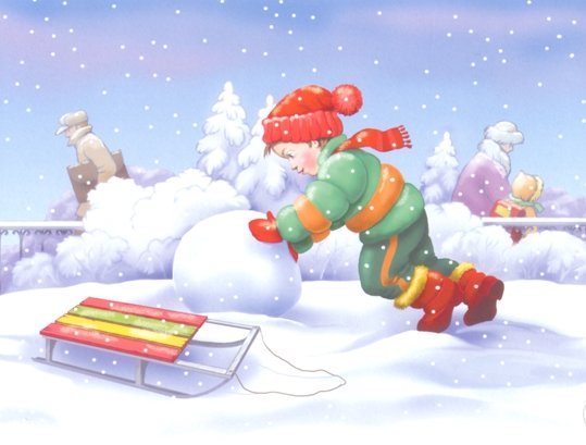 Снежный ком картинка для детей