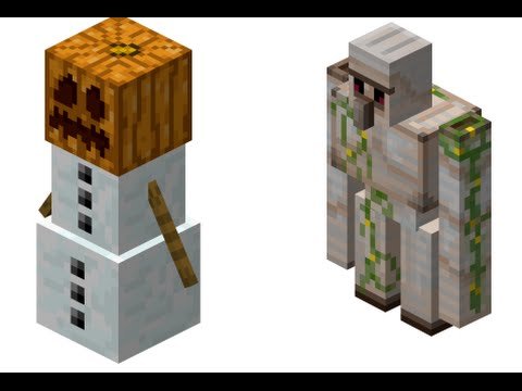 Мобы майнкрафт снежный голем