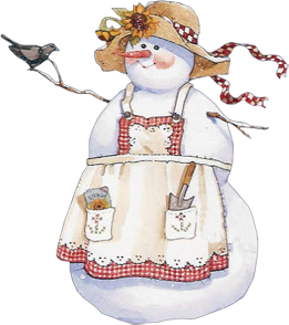 Дети и Снежная баба