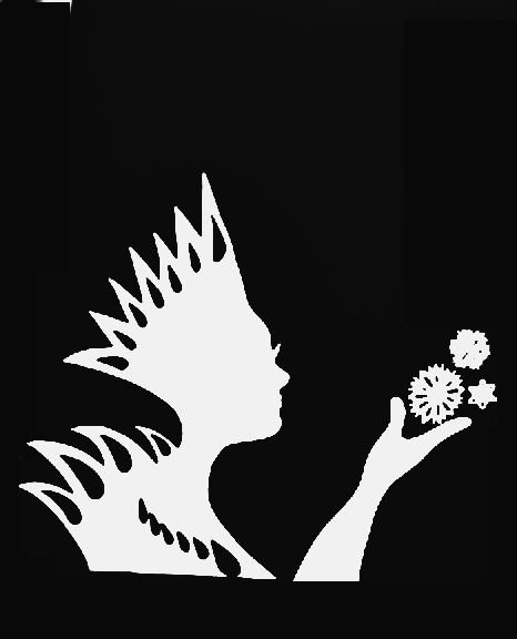 Вытыканка Снежная Королева