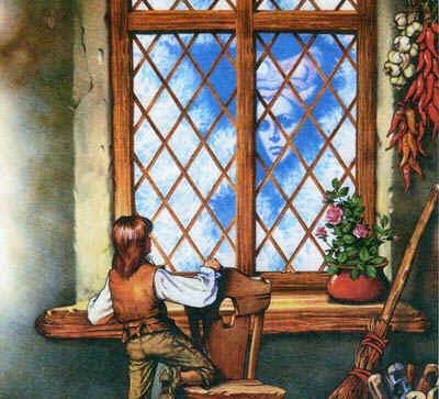 Окно из снежной королевы