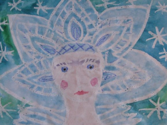 Рисование Снежная Королева в подготовительной группе