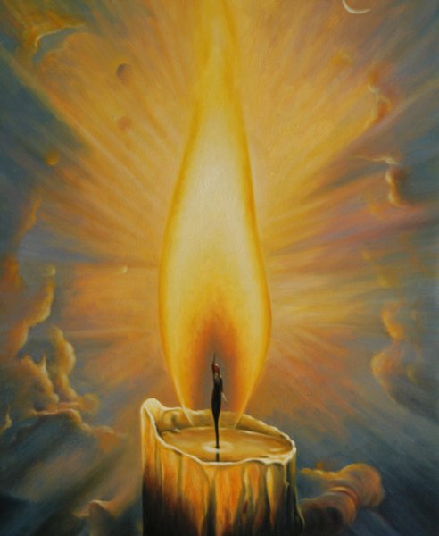 Владимир куш картина свеча