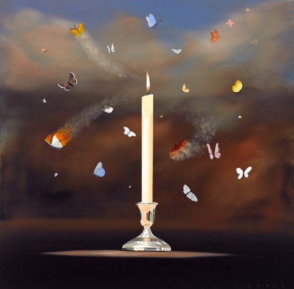 Свеча горела