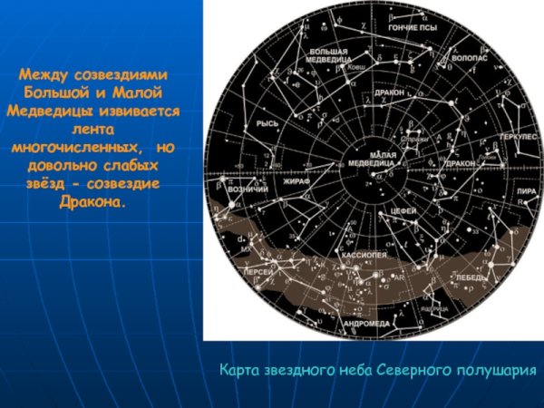 Созвездия Северного полушария