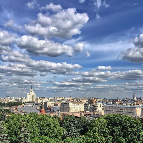 Лето в городе Москва