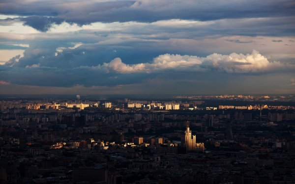 Москва с высоты птичьего полета