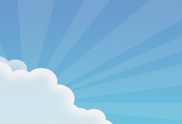 Фон облака мультяшные