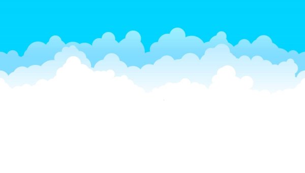 Облака мультяшные