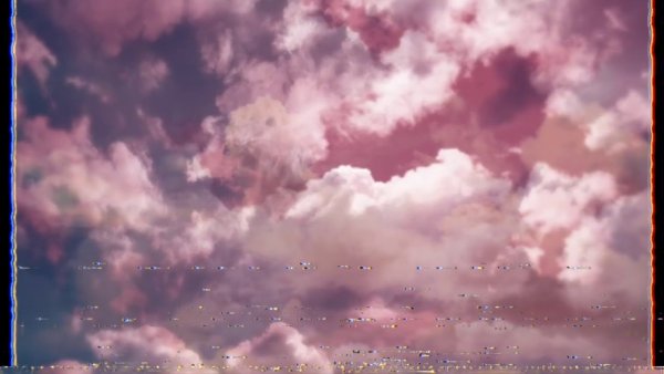 Розовые облака плывут