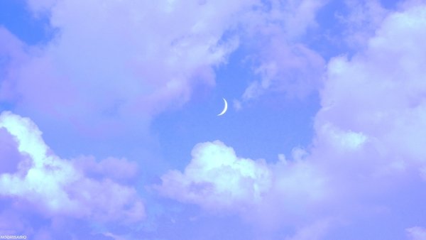 Голубые облака Эстетика