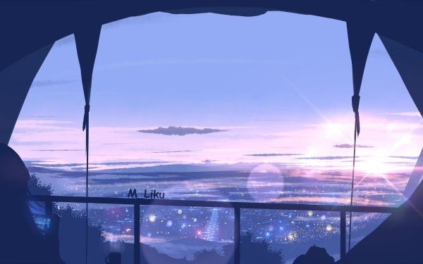 Милый фон с облачками