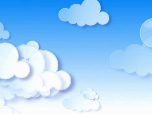 Фон облачка