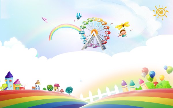 Солнышко и тучка