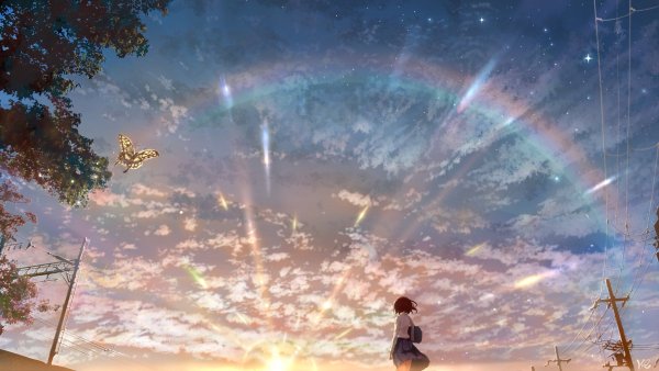 Радужное небо аниме