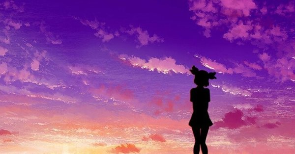 Бесконечное лето Лена на фоне заката