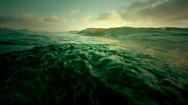 Темно зеленое море