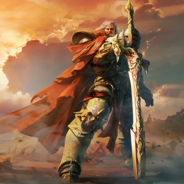 Военный на закате