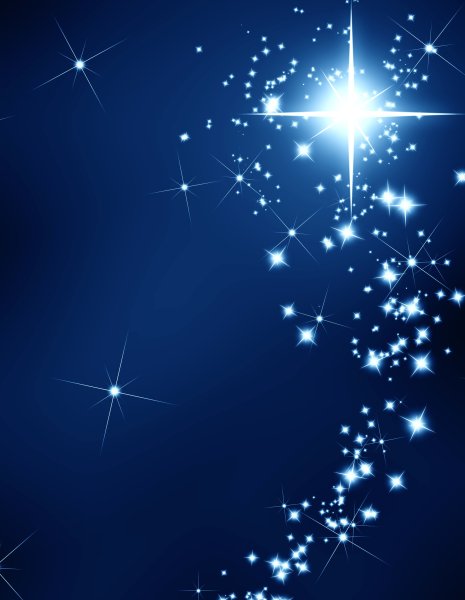 Крупные звезды на небе