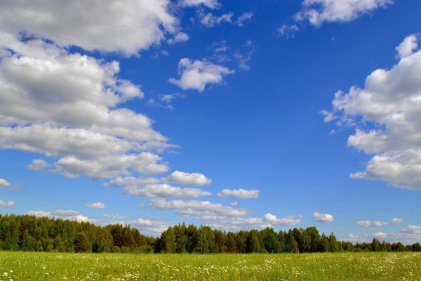 Раннее утро небо