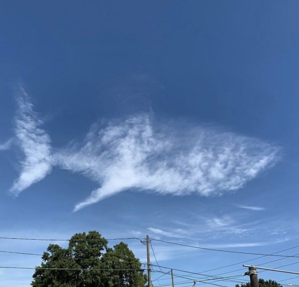 Интересные формы облаков