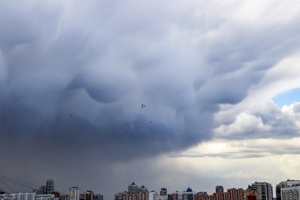 Необычные облака в небе