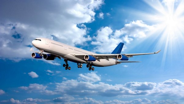 Самолет в облаках