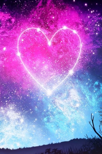 Луна в виде сердца