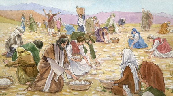 Моисей и Манна Небесная