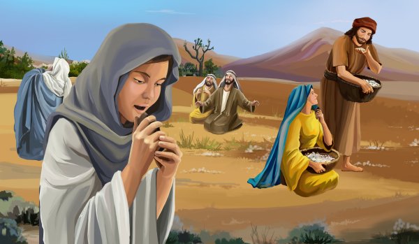 Моисей и Манна Небесная