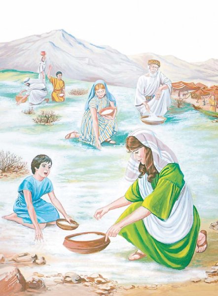 Моисей и Манна Небесная