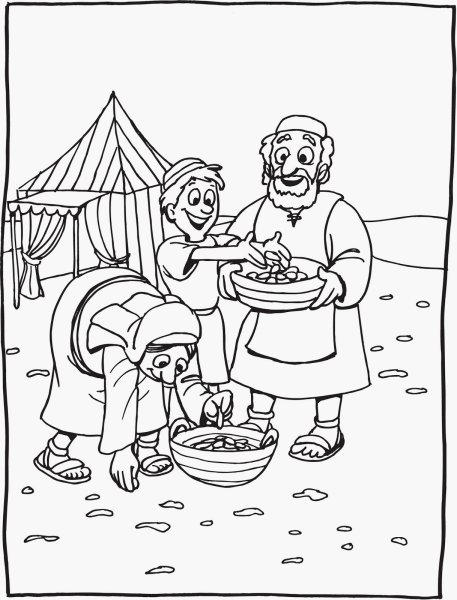 Моисей и Манна Небесная