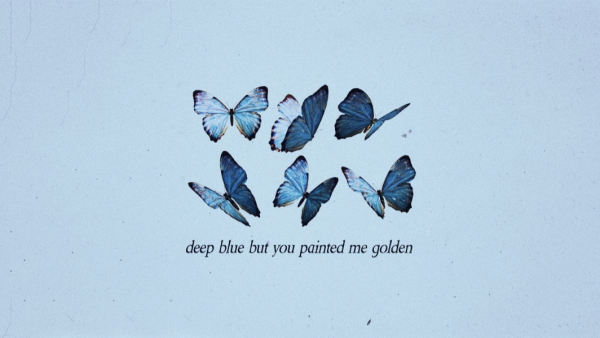 Лазерный проектор порхающие бабочки