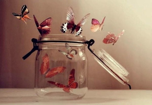 Светящиеся бабочки