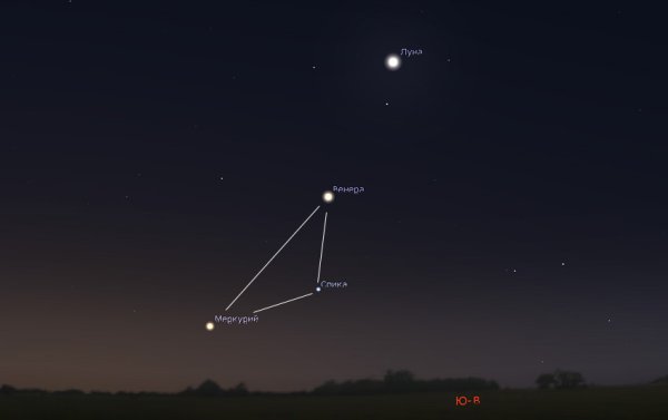 Меркурий на небе
