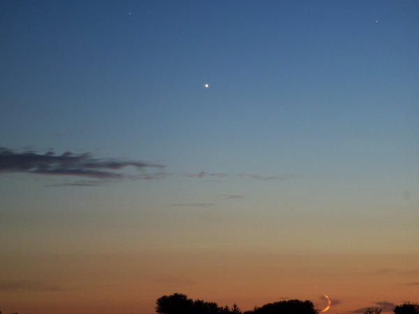 Меркурий на небе невооруженным глазом