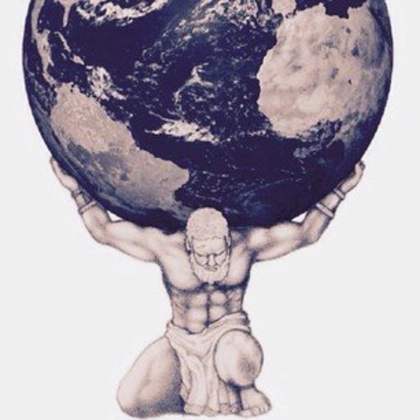 Атлант держит землю