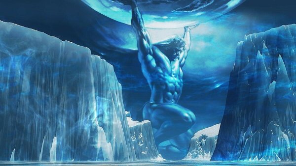 Атлант Титан статуя