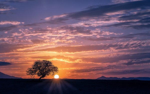 Красивые облака на закате