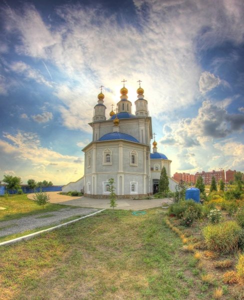 Церковь храм небо Православие