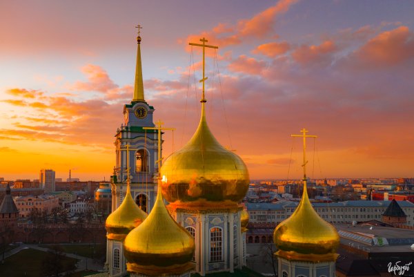 Купола Успенского собора Тула